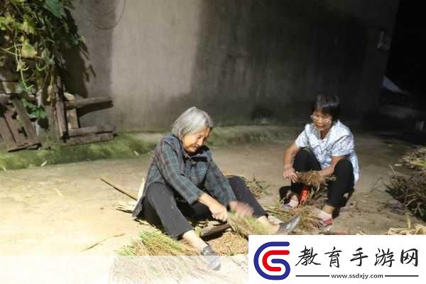 耕耘大嬸的肥沃的土地