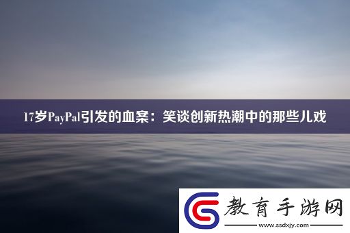 17歲PayPal引發的血案
