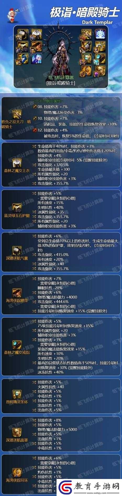 劍俠情緣手游天忍職業裝備備選屬性收益分析與詳解