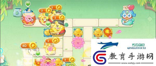 保衛蘿卜4梁波波與祝秋秋第一關攻略